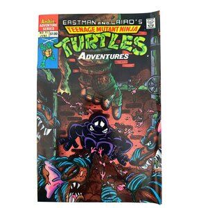 Archie Series Teenage Mutant Ninja Turtles Comic #11 June 1990 Adventure Series
